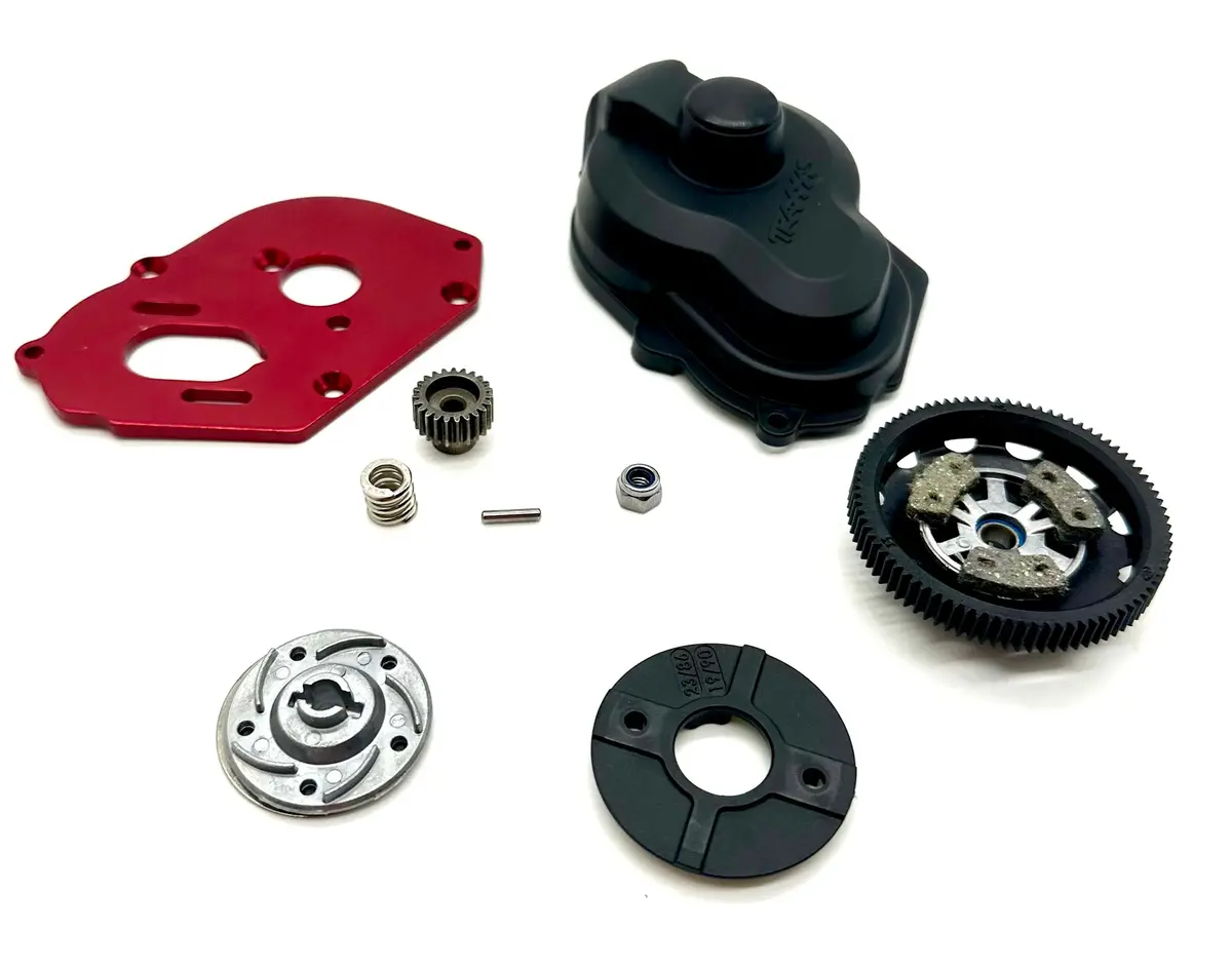 Slash Modified - Spur & Slipper Clutch 86T, Motor Mount (Red) Traxxas 104354-74 1