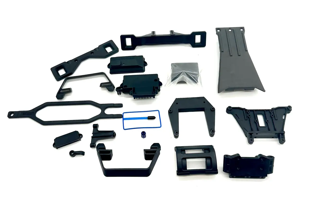 Slash Modified - Receiver Box, Shock Tower, Body Mounts, Nerf Bars  Traxxas 104354-74 1
