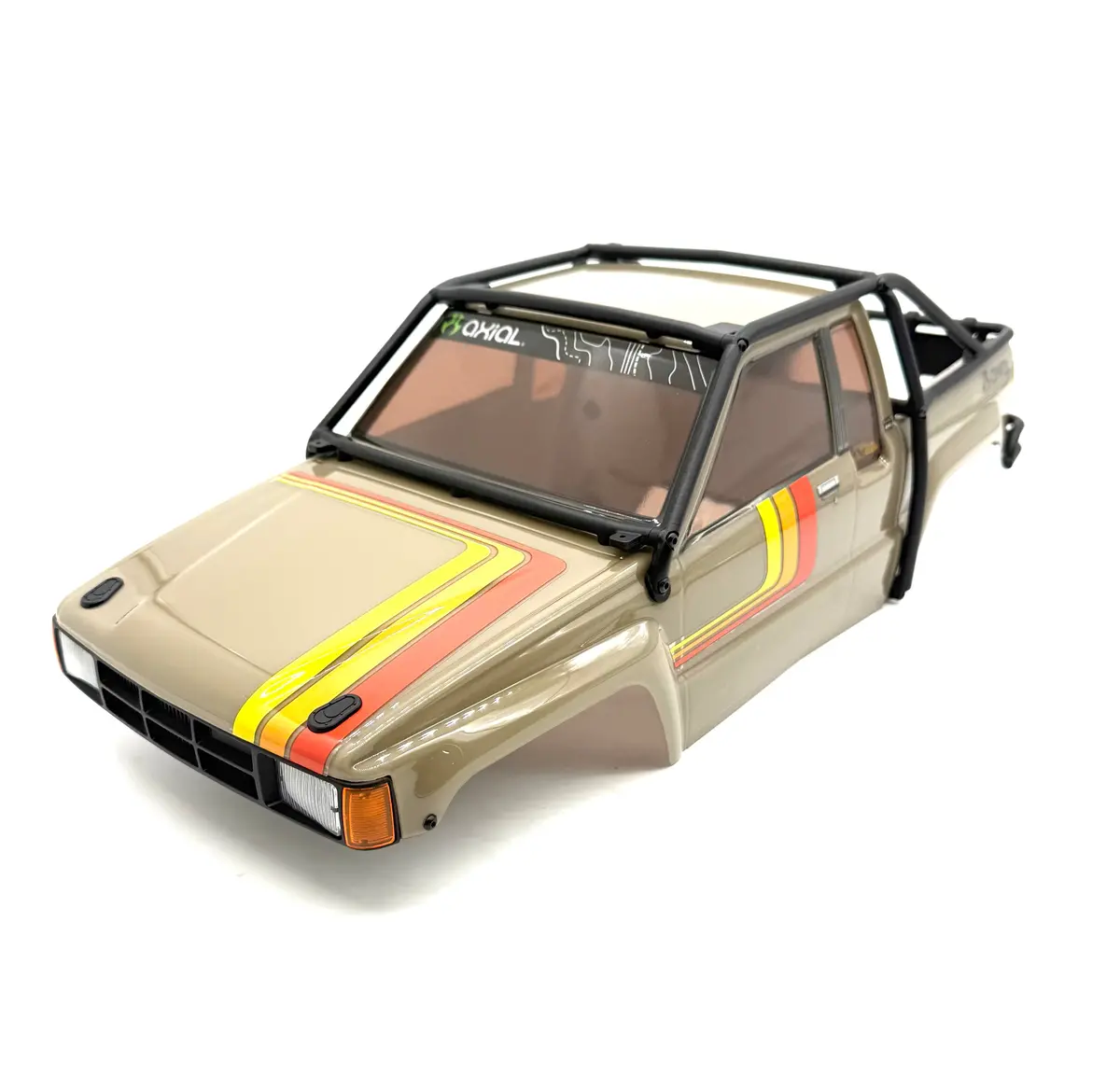 Axial Scx-10 Iii Sr5 Body, Painted W/Rollcage And Trim (Tan) Axi-2062 1