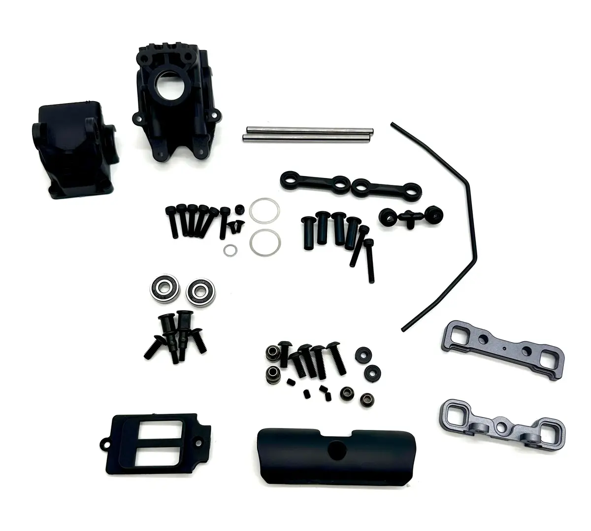 Tekno Nb48 2.2 Nitro Front Suspension (Bags D&H) (Sway Bar, Gear Box, Arm Mounts Tkr9305 1