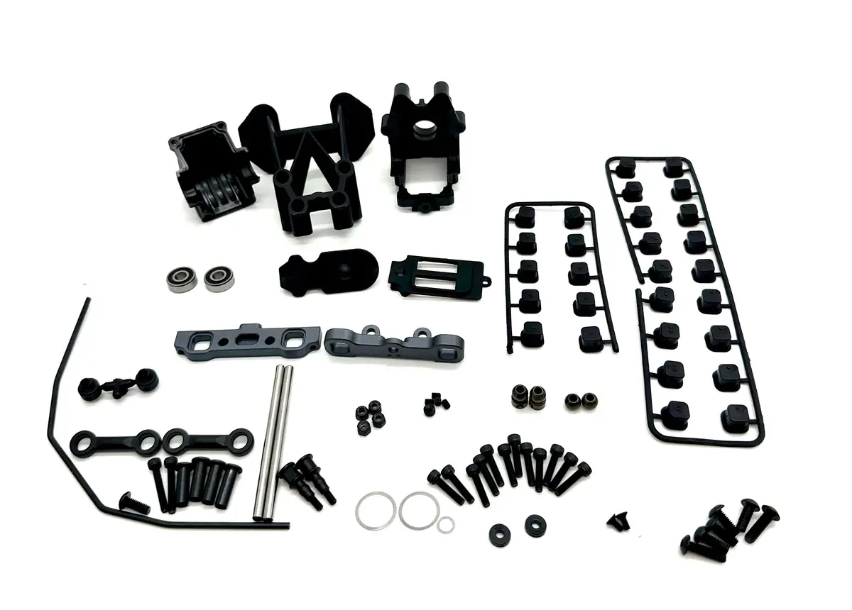 Tekno Nb48 2.2 Nitro Rear Suspension (Bag E&F) (Sway Bar, Gear Box, Hinge Pin Braces Tkr9305 1