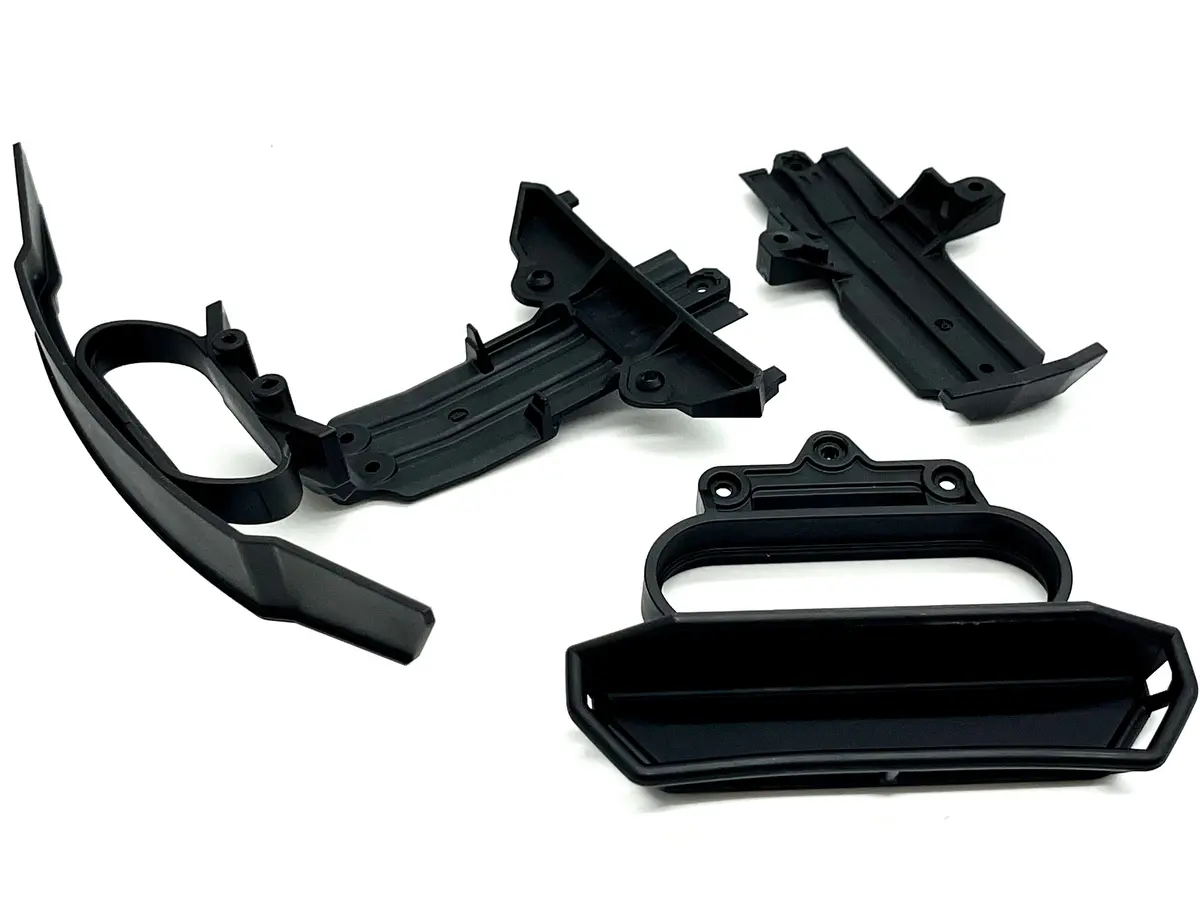 Mini Slash Bumpers (Black Front & Rear Skid Plate Bumper 108164-1 1