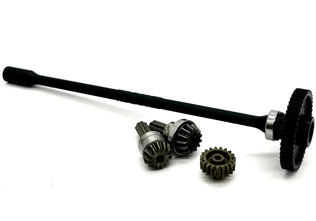 Mini Slash Spur Gear, Center Driveshaft, Pinion, Bearings Traxxas 108164-1 1