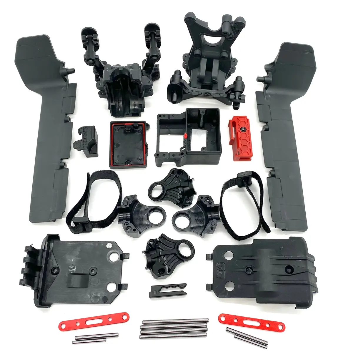 Arrma Vorteks 4X4 3S Blx - Side Guards, Towers Mounts Bulkhead Bumpers Ara4305v3 1
