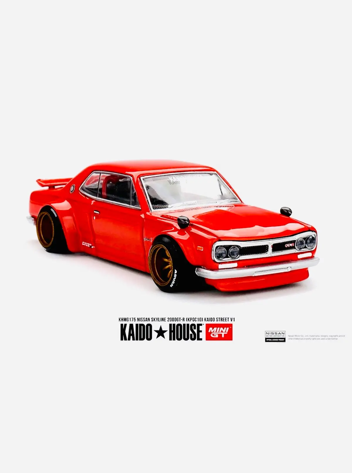 Mini Gt X Kaido House Collab Factory Sealed Nissan Skyline 2000Gt-R (Kpgc10) Kaido Street V1 #175 1
