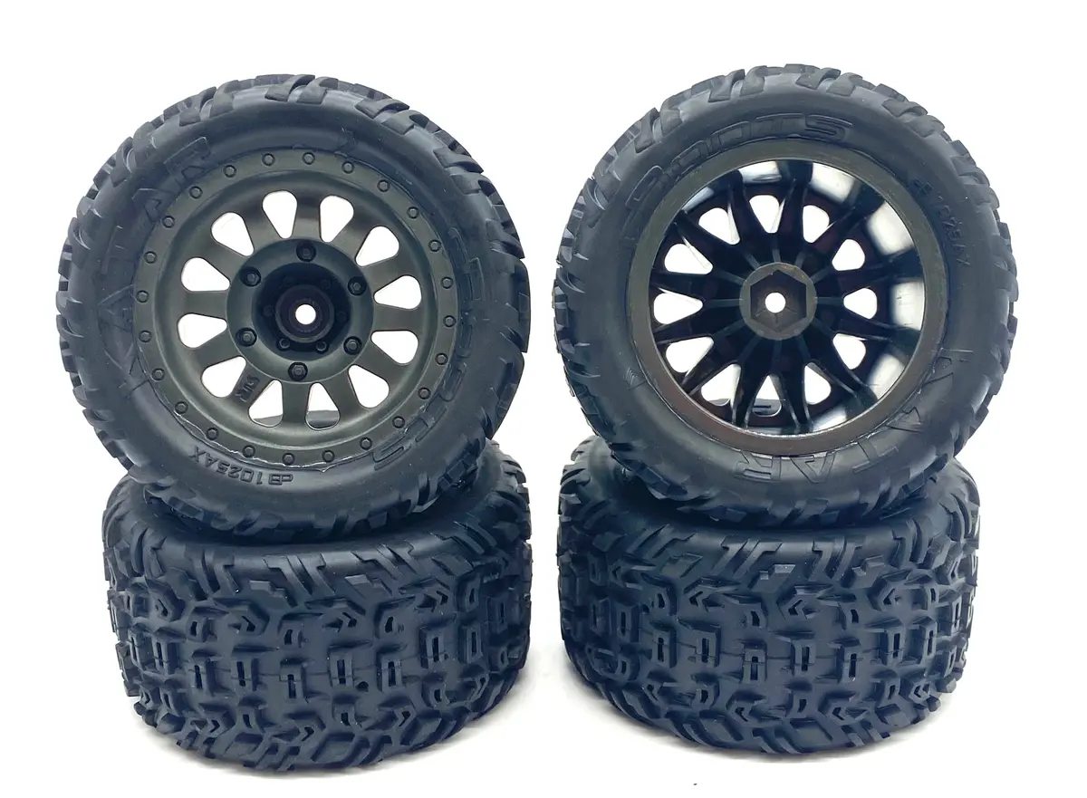 Arrma Vorteks 4X4 3S Blx - Tires & Wheels (Tyres Rims Dboots Katar Ara4305v3 1