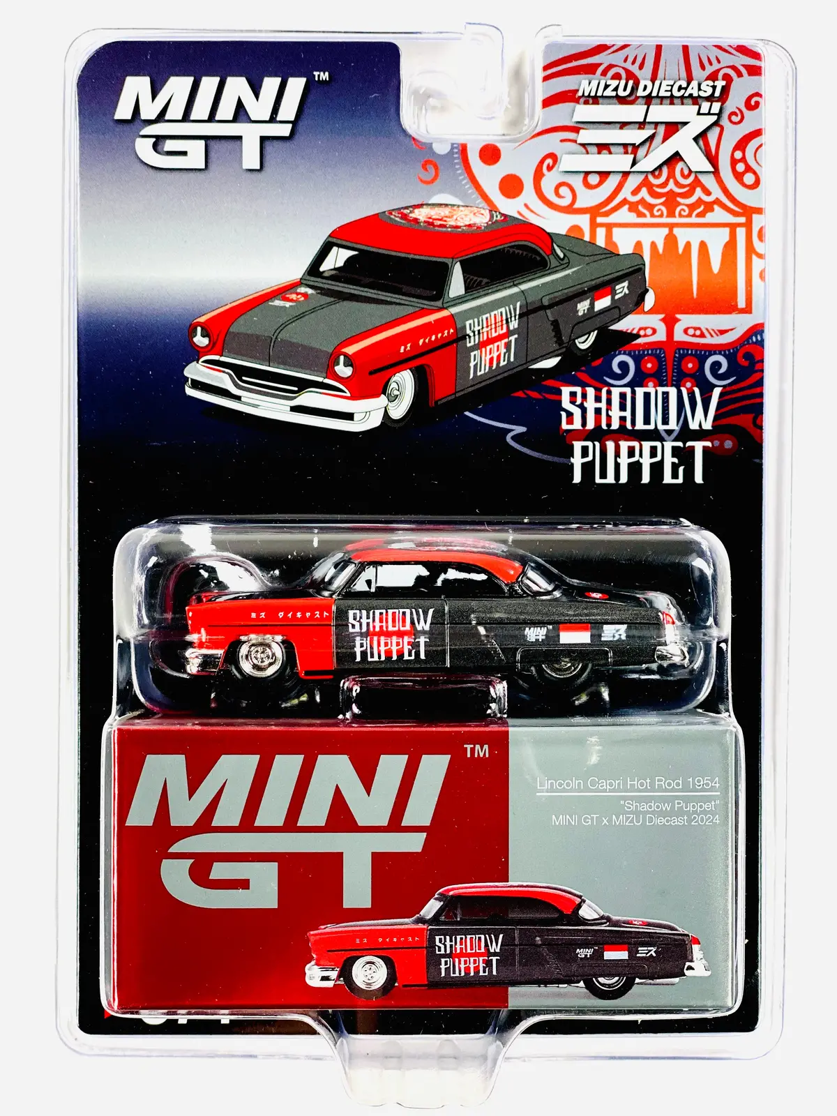Mini Gt Mijo Exclusive Lincoln Capri Hot Rod 1954 “Shadow Puppet” #874 1