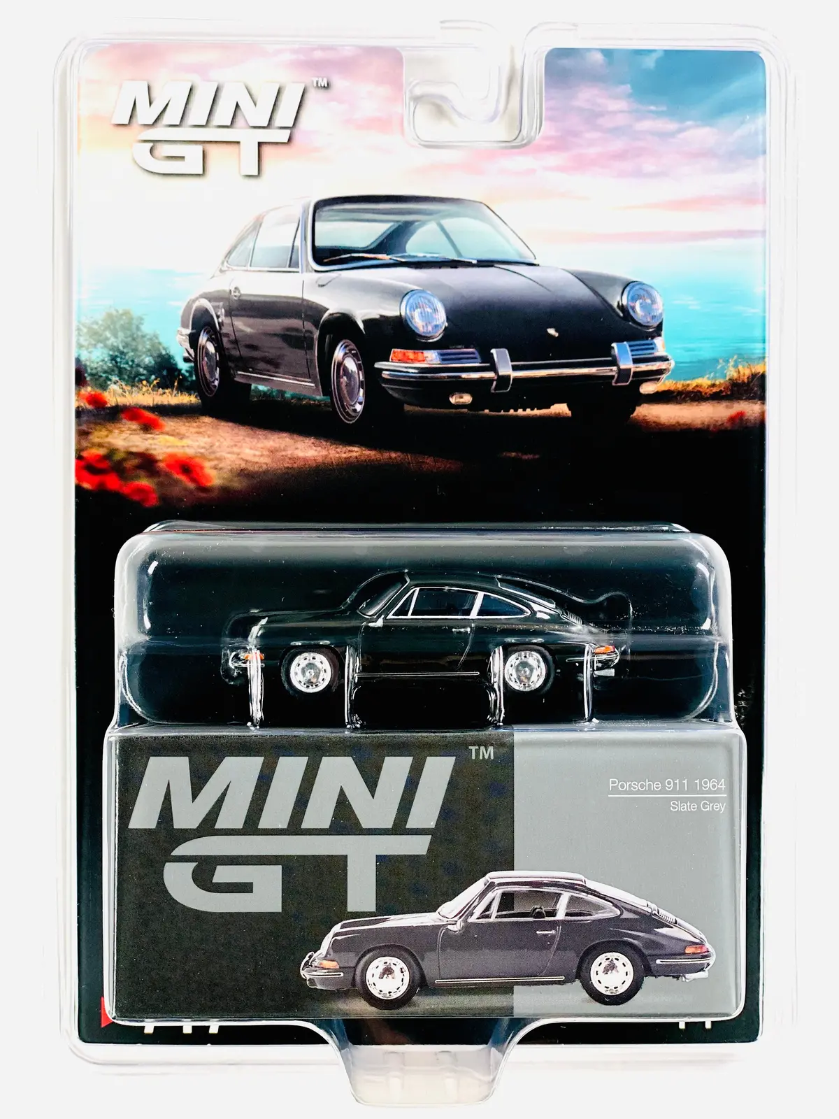 Mini Gt Mijo Exclusive Porsche 911 1964 Slate Grey #717 1