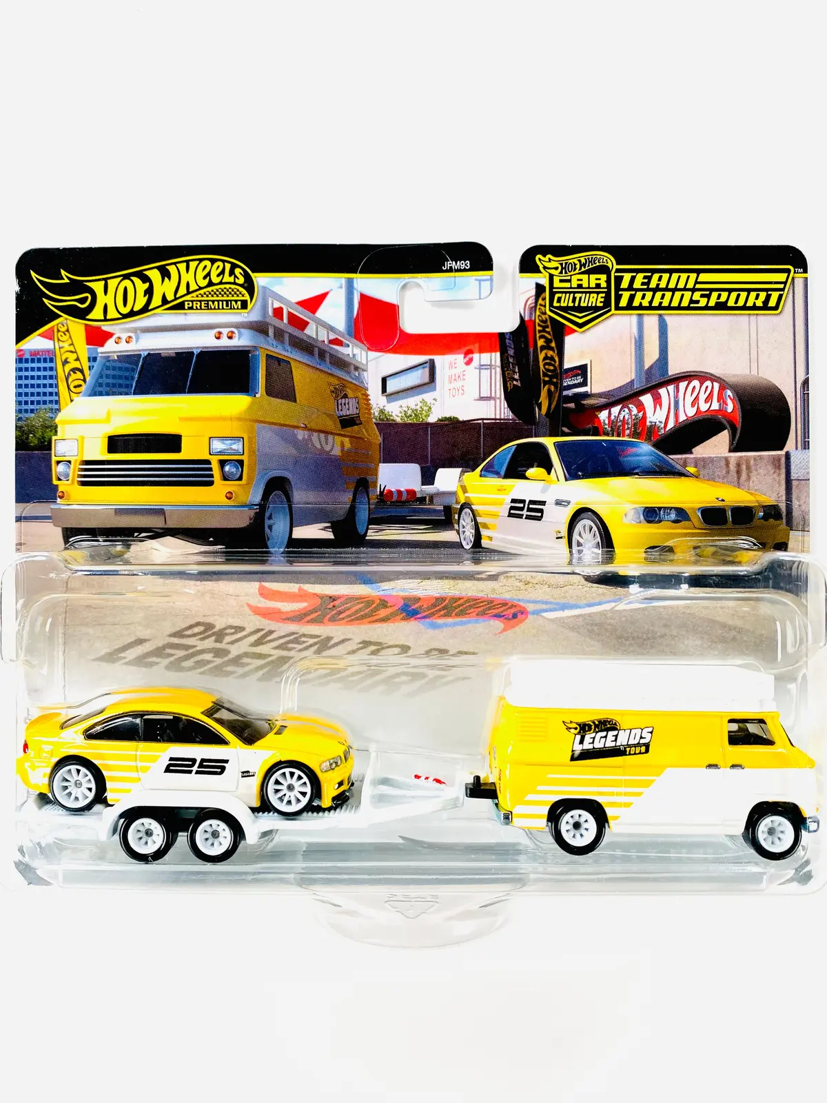 Hot Wheels 2024 Legends Tour Team Transport Bmw M3 & Hw Rally Hauler - Damaged Card 1