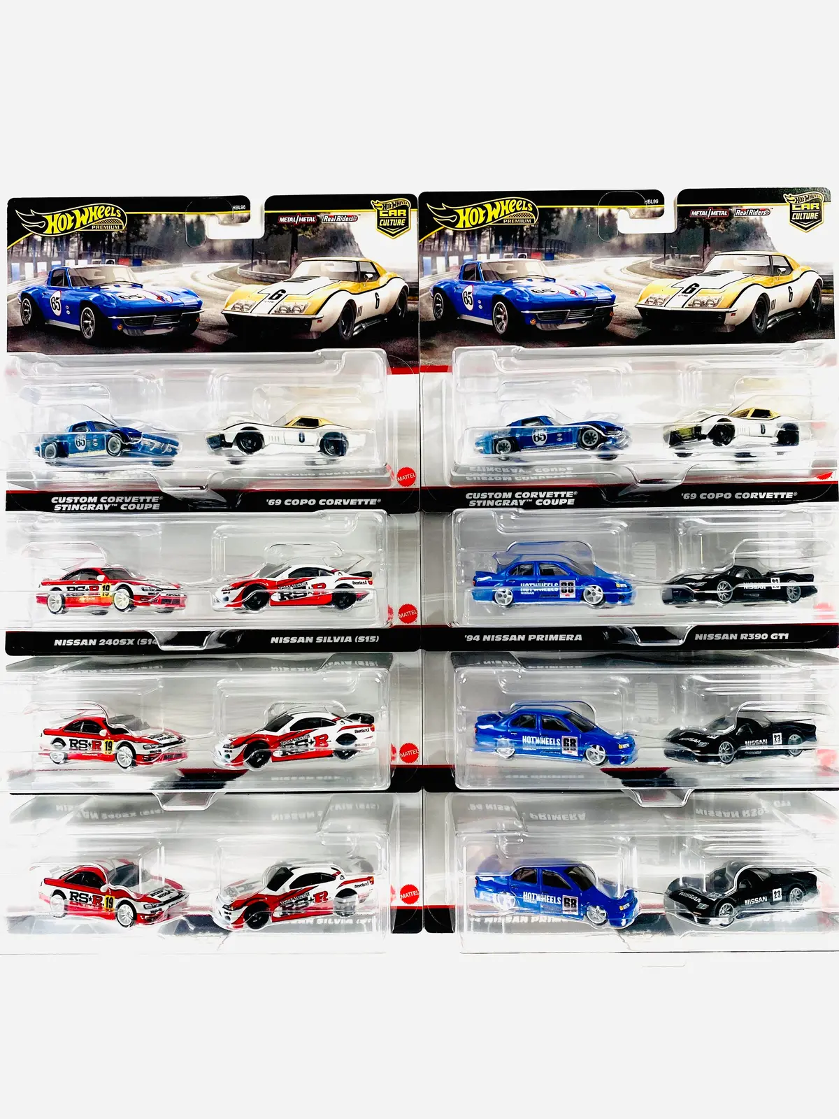 Hot Wheels 2024 Target Exclusive 2 Pack Factory Sealed Case N (8 Pieces) - Damaged Box 1