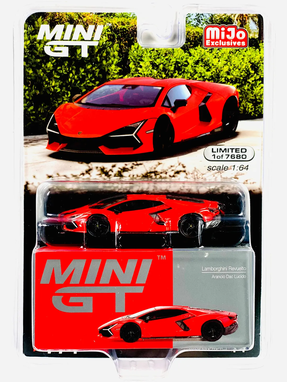 Mini Gt Mijo Exclusive Lamborghini Revuelto  Arancio Dac Lucido #774 1