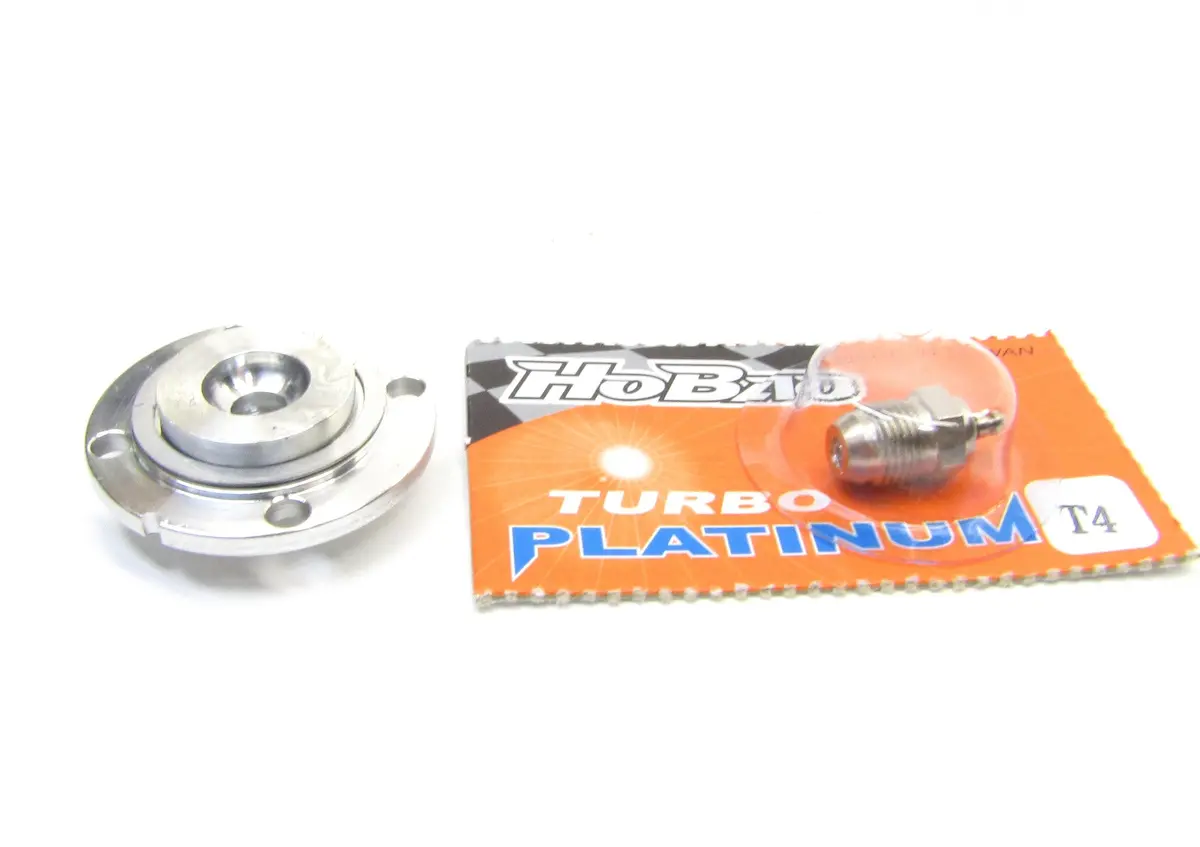 Hobao 1/8 Hyper Ss - Head Button & Glow Plug .28 Engine Mac Star Jl Force Hb-Ss-C28 1