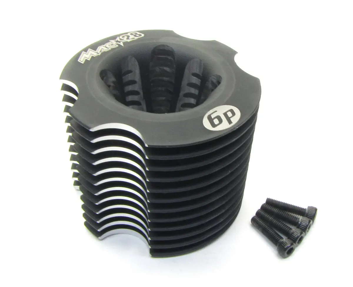 Hobao 1/8 Hyper Ss - Cooling Head W/ Screws .28 Engine Mac Star Tq Jl Force Hb-Ss-C28 1