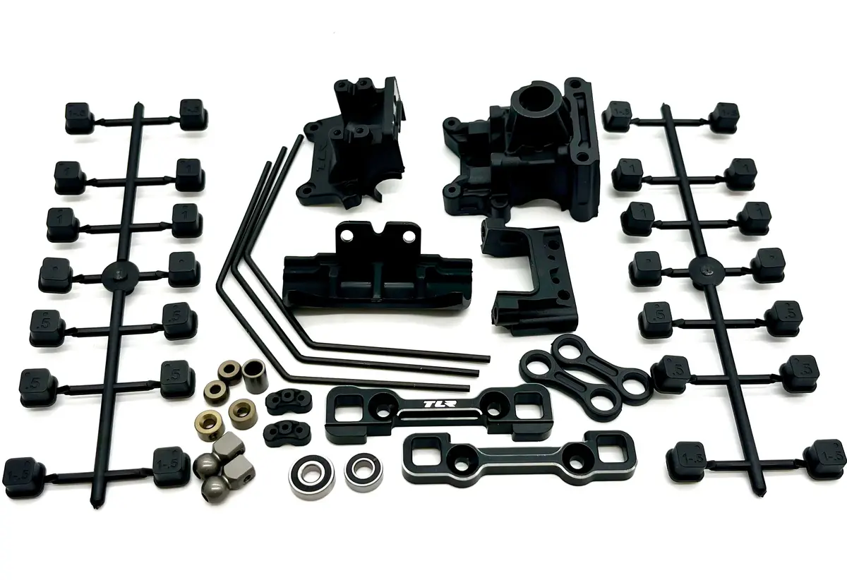 Losi 8Ight-X/E 2.0 Buggy - Front Suspension (Sway Bars, Gear Box Bulkhead  Tlr04012 1