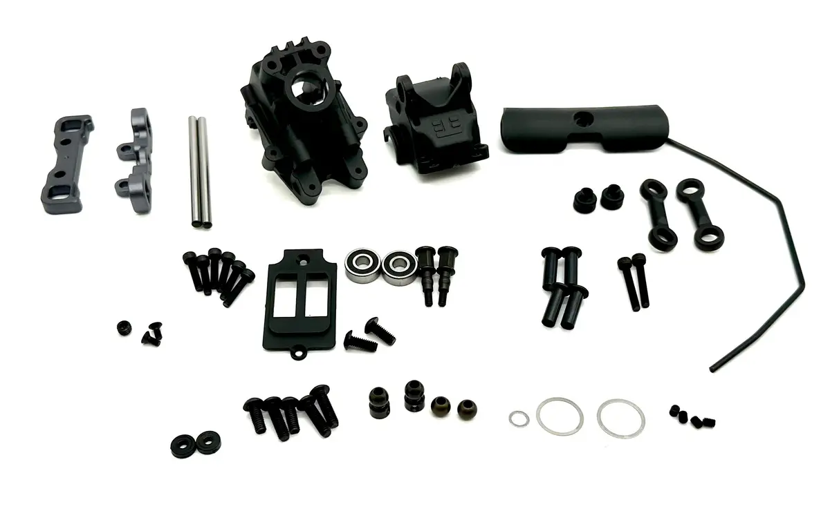 Tekno Eb48 2.2 Front Suspension (Bags C&G) (Sway Bar, Gear Box, Arm Mounts Tkr9005 1