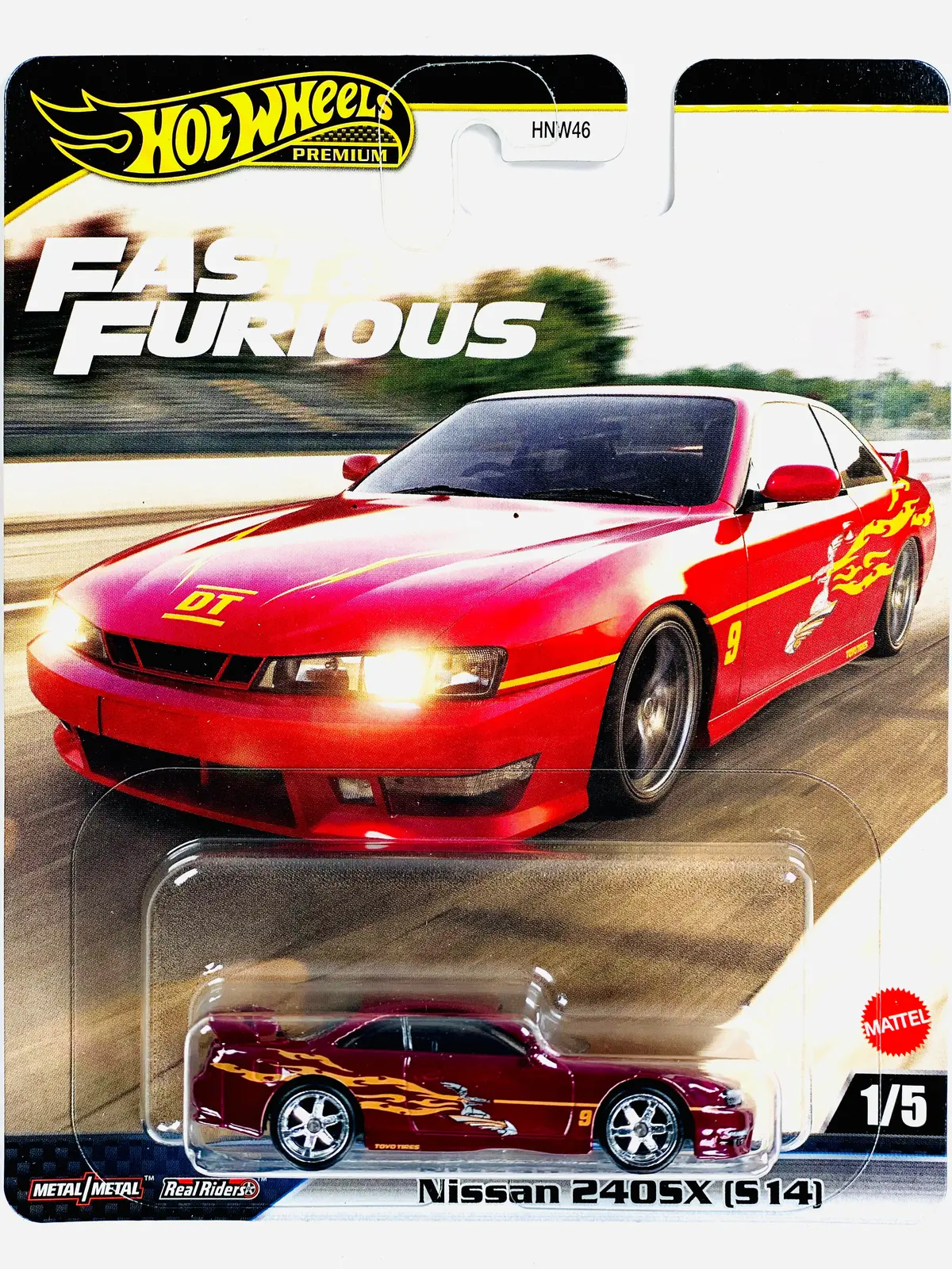 Hot Wheels 2025 Fast & Furious Case L Nissan 240Sx (S14) - Damaged Card 1