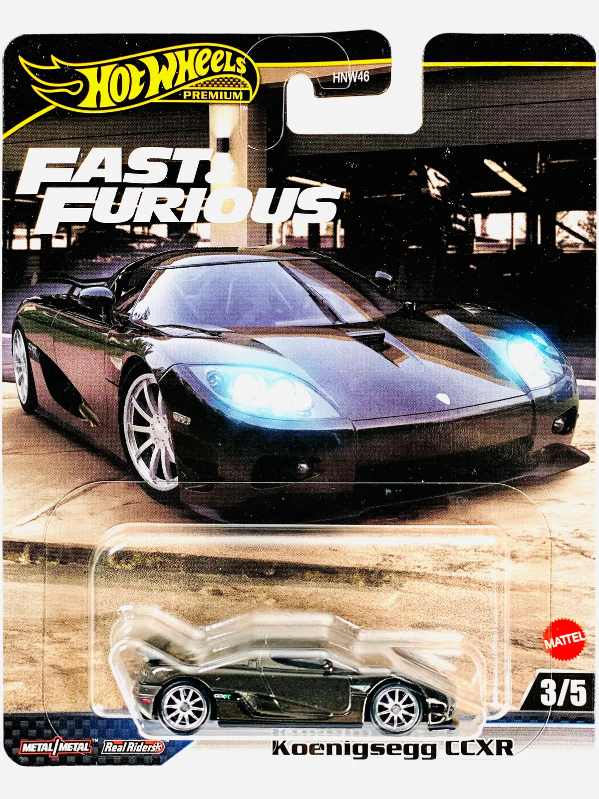 Hot Wheels 2025 Fast & Furious Case L Koenigsegg Ccxr 1