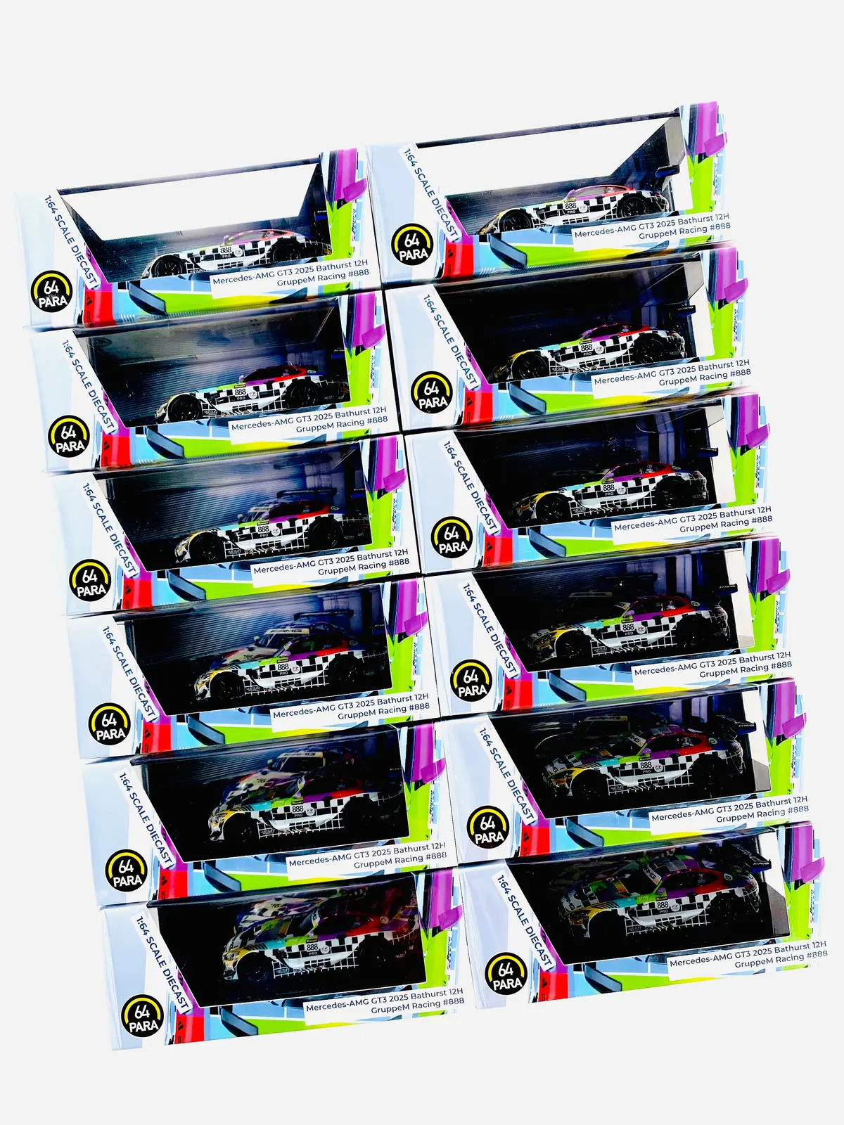Para64 Factory Sealed Mercedes-Amg Gt3 2025 Bathurst 12H Gruppem Racing #888 (Lhd) (12Ct.) 1