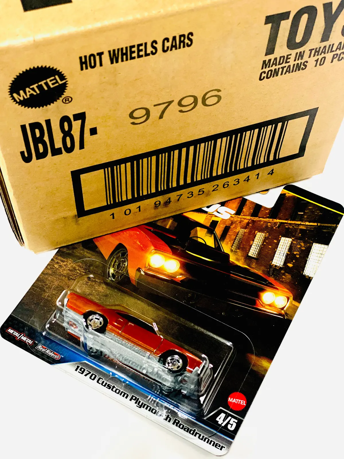 Hot Wheels 2025 Fast & Furious 1970 Custom Plymouth Roadrunner Factory Sealed Solid Pack (10 Cars) 1