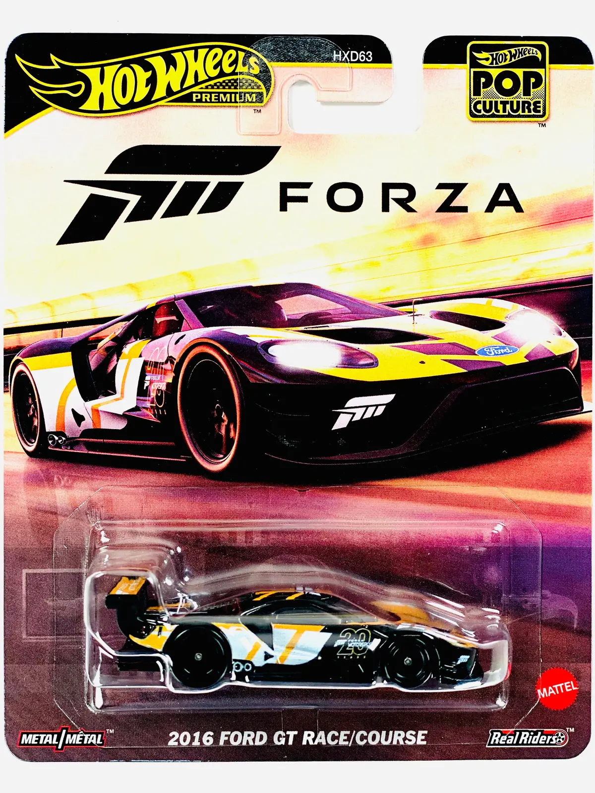 Hot Wheels 2025 Pop Culture Case L Forza 2016 Ford Gt Race/Course 1