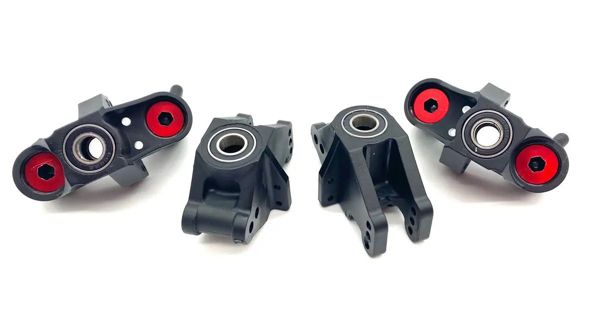 Team Corally Kagama - Hubs, Bearings Front/Rear Uprights Steering Blocks C-00474 1