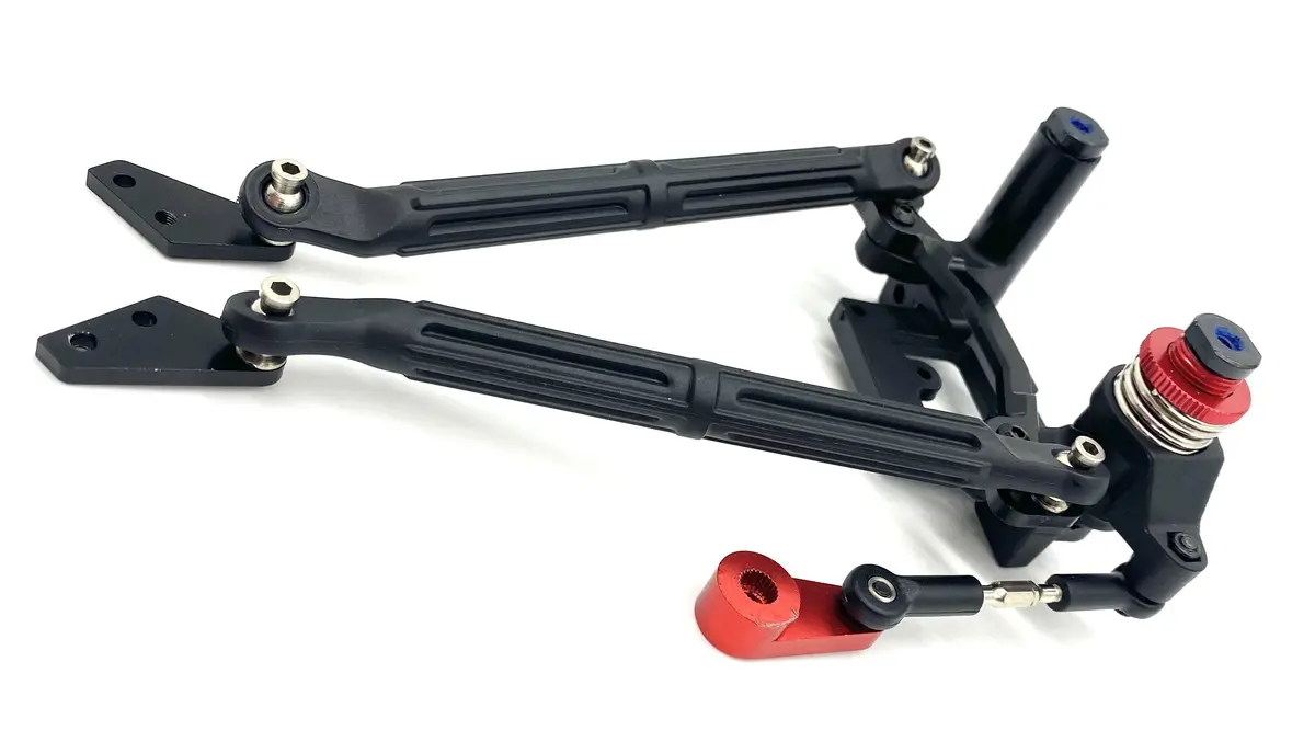 Team Corally Shogun - Steering Set Bellcrank, Rack, M4 Turnbuckles C-00177 1