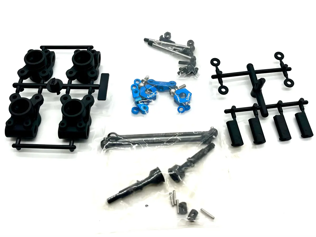 Associated Rc10b7d Bag 7 - Rear Hubs, Bearings, Hinge Pins And Hex Asc90042 1