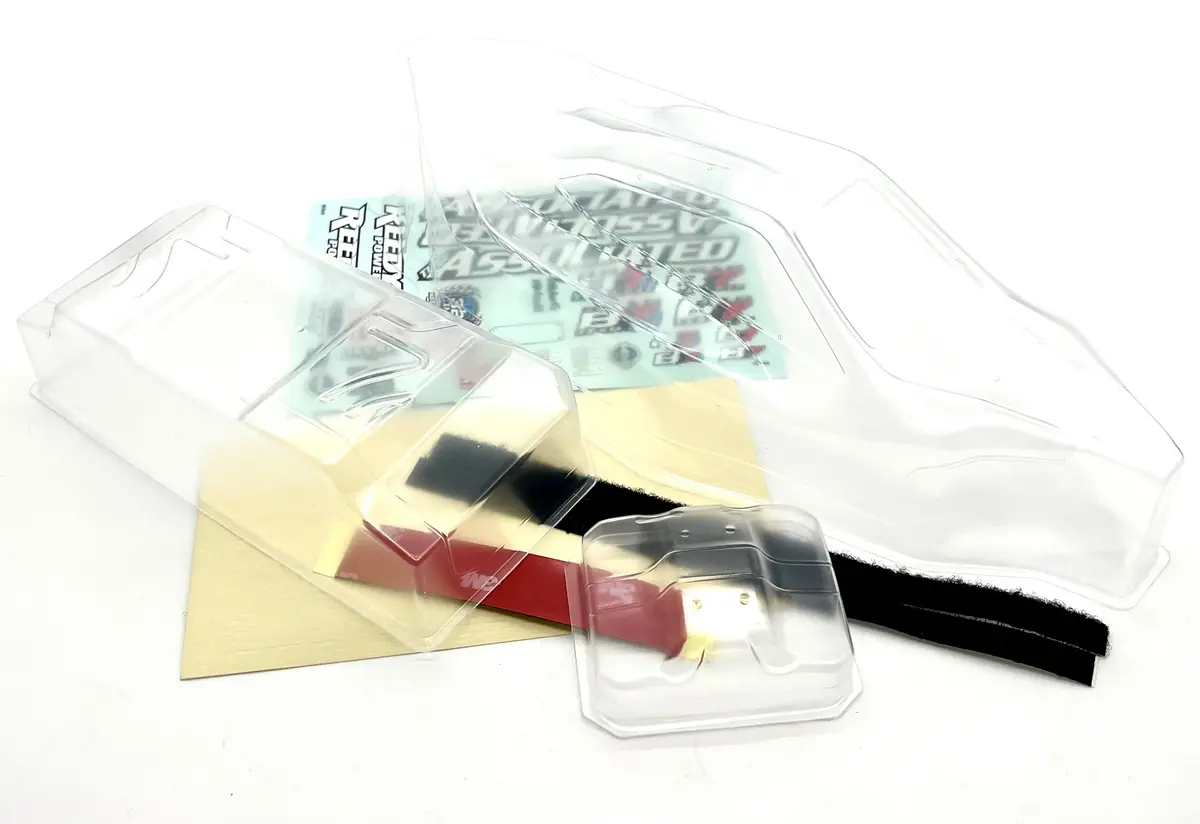 Associated Rc10b7d  - Clear Body, Front And Rear Wings  Asc90042 1
