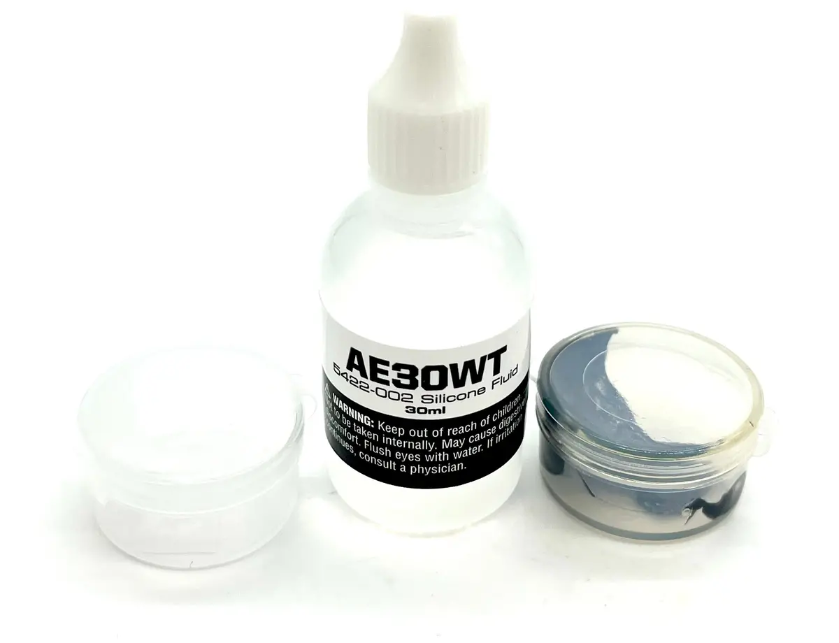 Associated Rc10b7d Bag 11 - Lube Kit, 30Wt Silicone Oil, Silicone Grease, Blk Grease  Asc90042 1