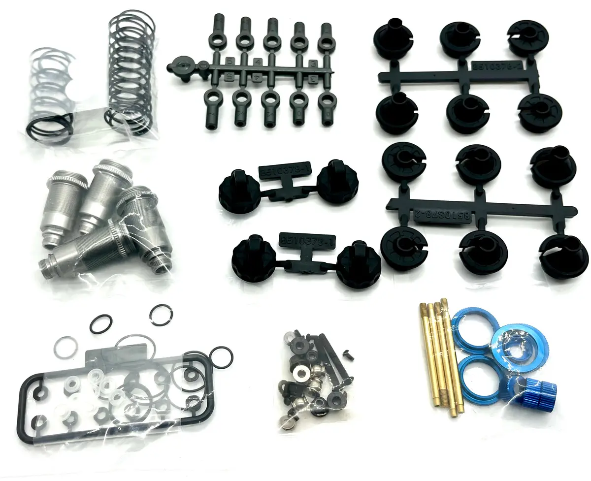 Associated Rc10b7d Bag 9 - Shocks F&R (Dampers Pistons Shafts W/Springs Asc90042 1