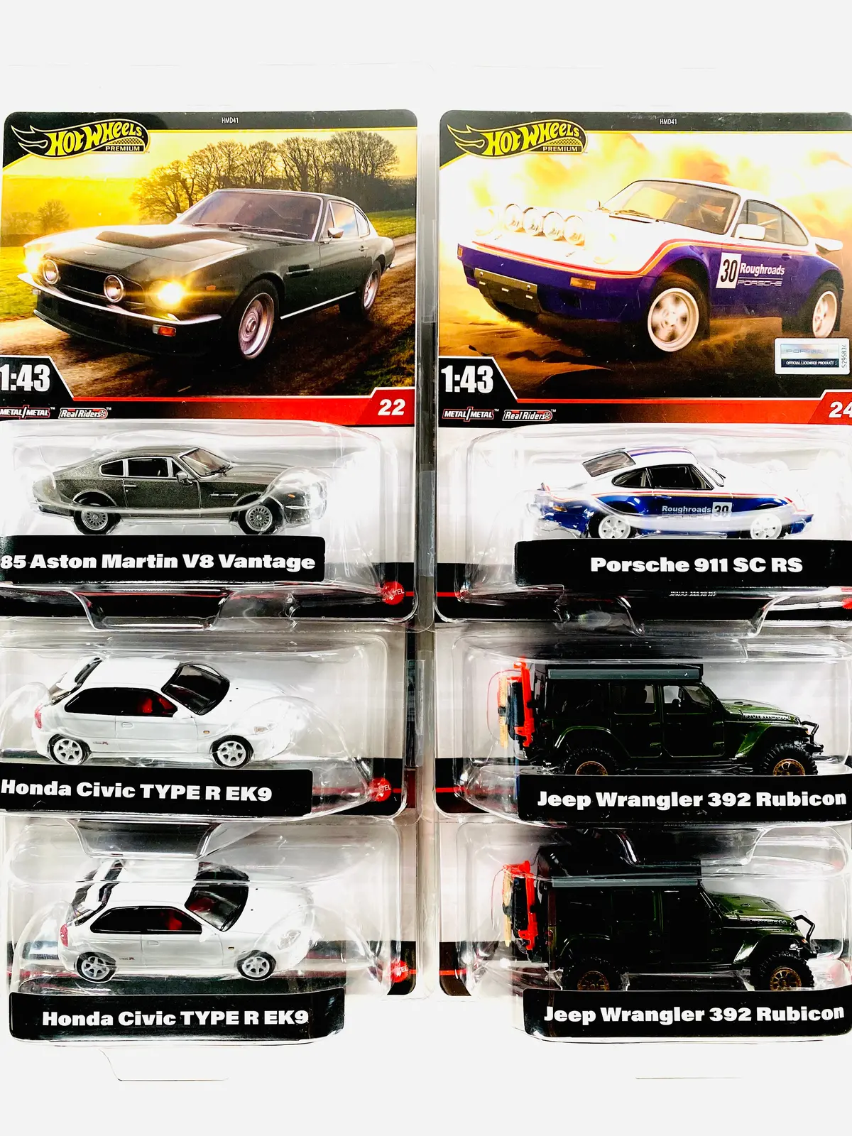 Hot Wheels 2025 Premium 1:43 Scale Factory Sealed Case H (6 Cars) 1
