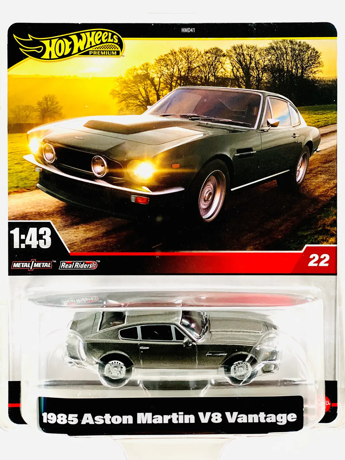 Hot Wheels 2025 Premium 1:43 Scale Case H 1985 Aston Martin 1