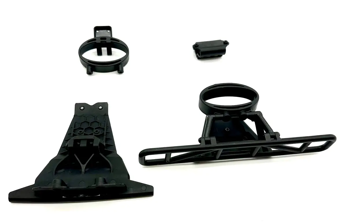 Arrma Fury 2Wd - Bumpers  (Lower Skid And Bumper Mount Set Ara3221 1