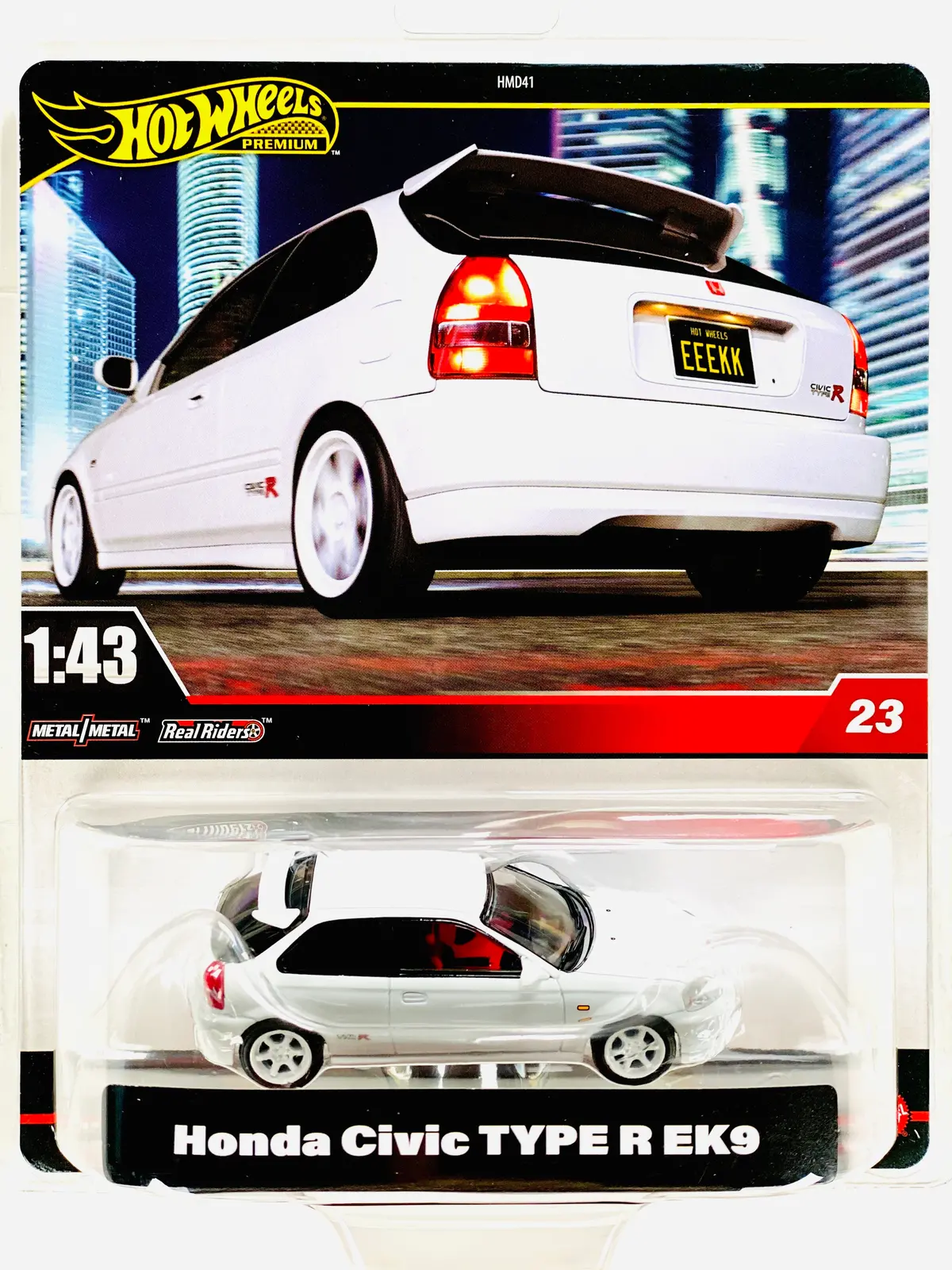 Hot Wheels 2025 Premium 1:43 Scale Case H Honda Civic Type-R (Ek9) 1