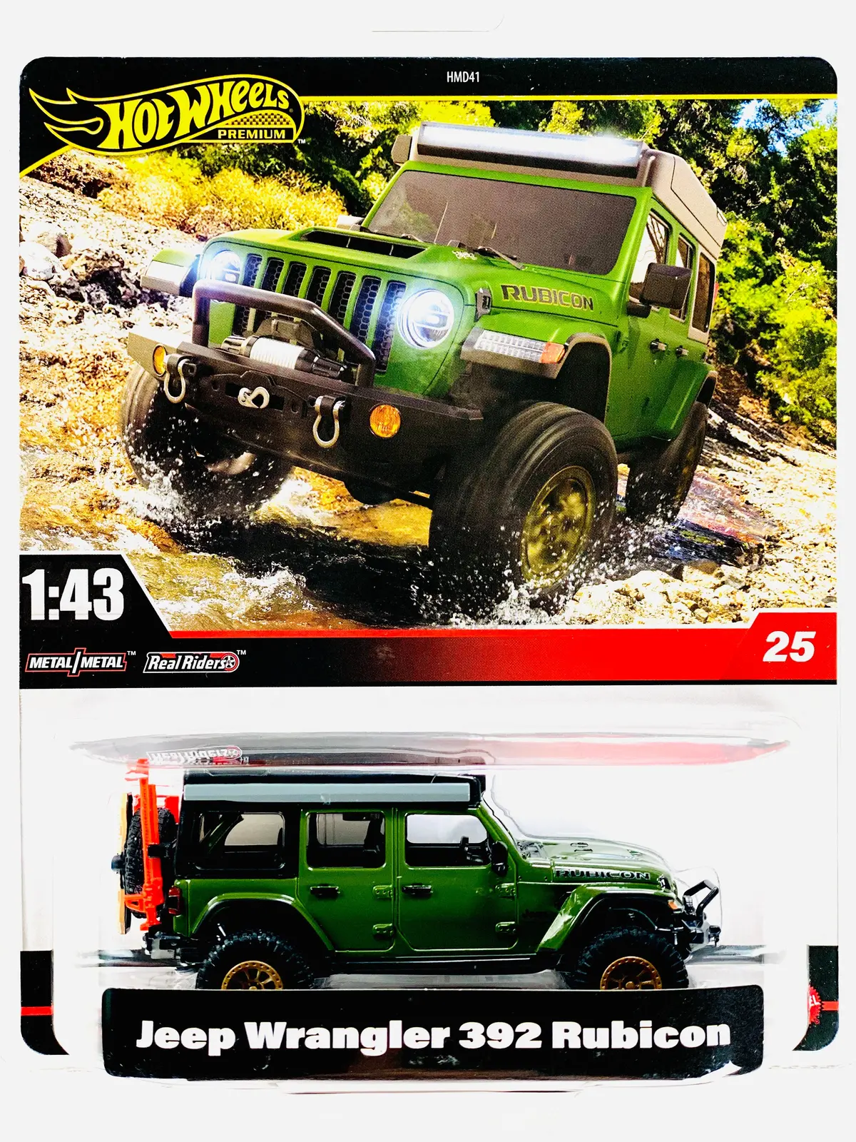 Hot Wheels 2025 Premium 1:43 Scale Case H Jeep Wrangler 392 Rubicon 1