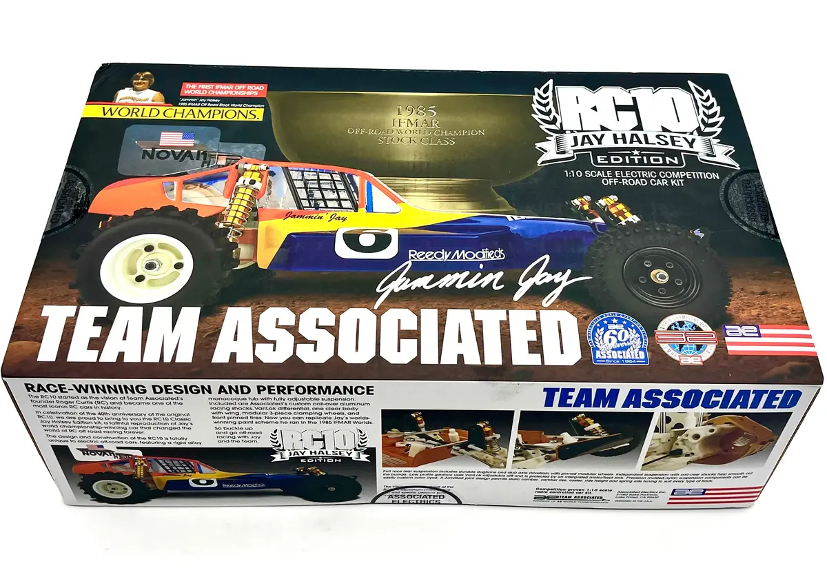 Team Associated Rc10 1/10 Rc Buggy Jay Halsey Edition -Kit- Asc6008 New Sealed 1
