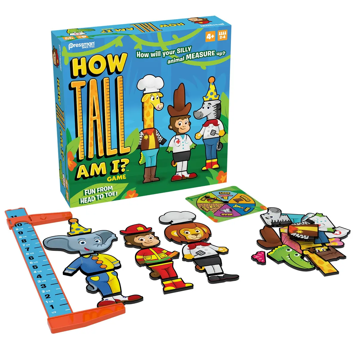 Jax Ltd. How Tall Am I? Animal Stacking Game 1