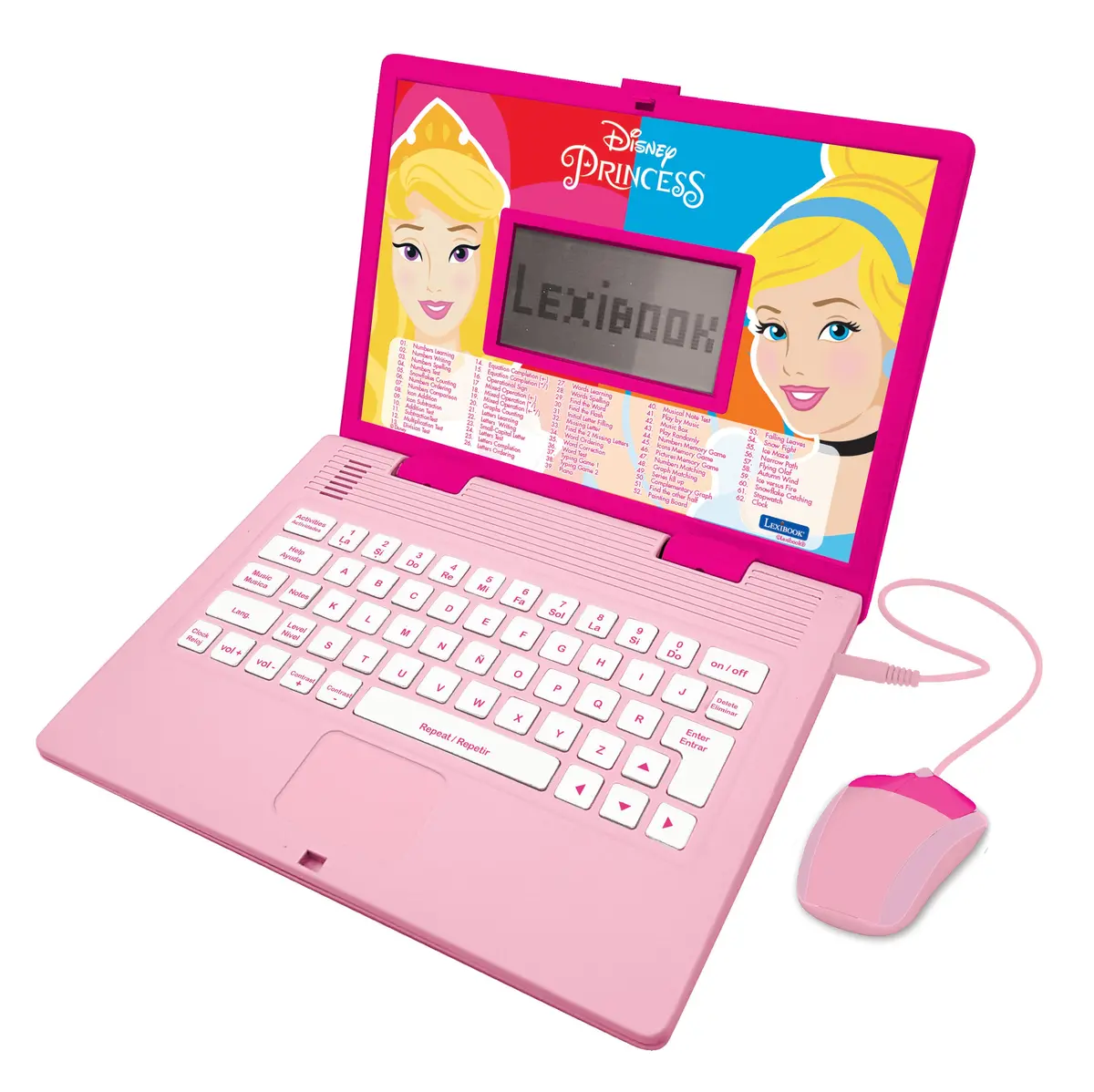 Disney Princess Bilingual Educational Laptop With Interactive Activities 1