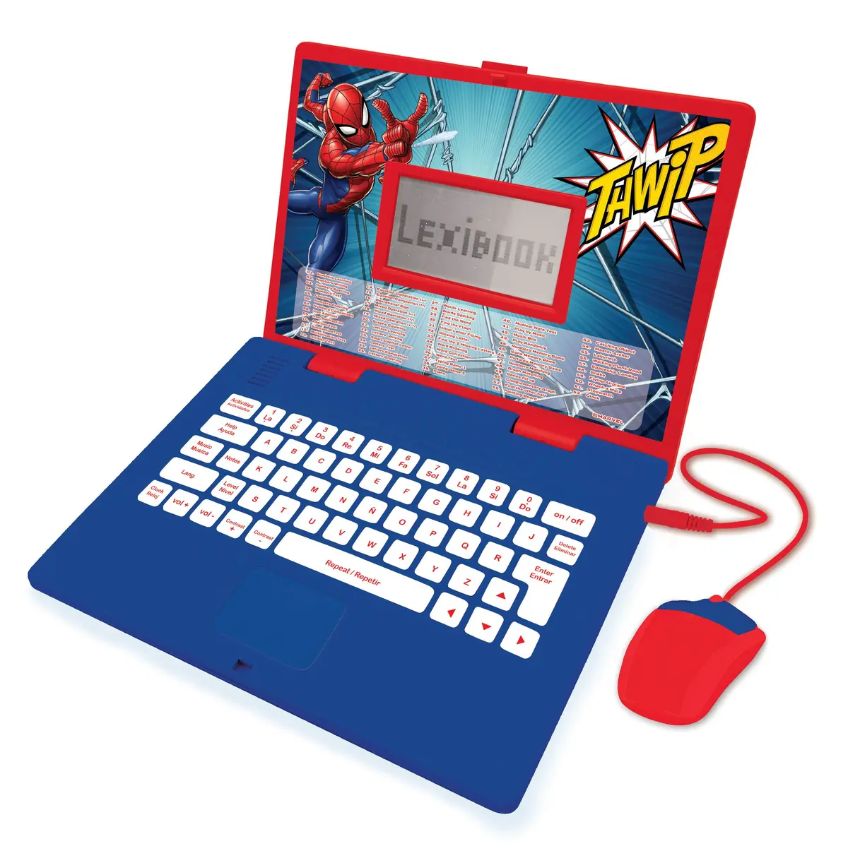 Spider-Man Bilingual Educational Laptop - Dual-Language Learning Activities 1
