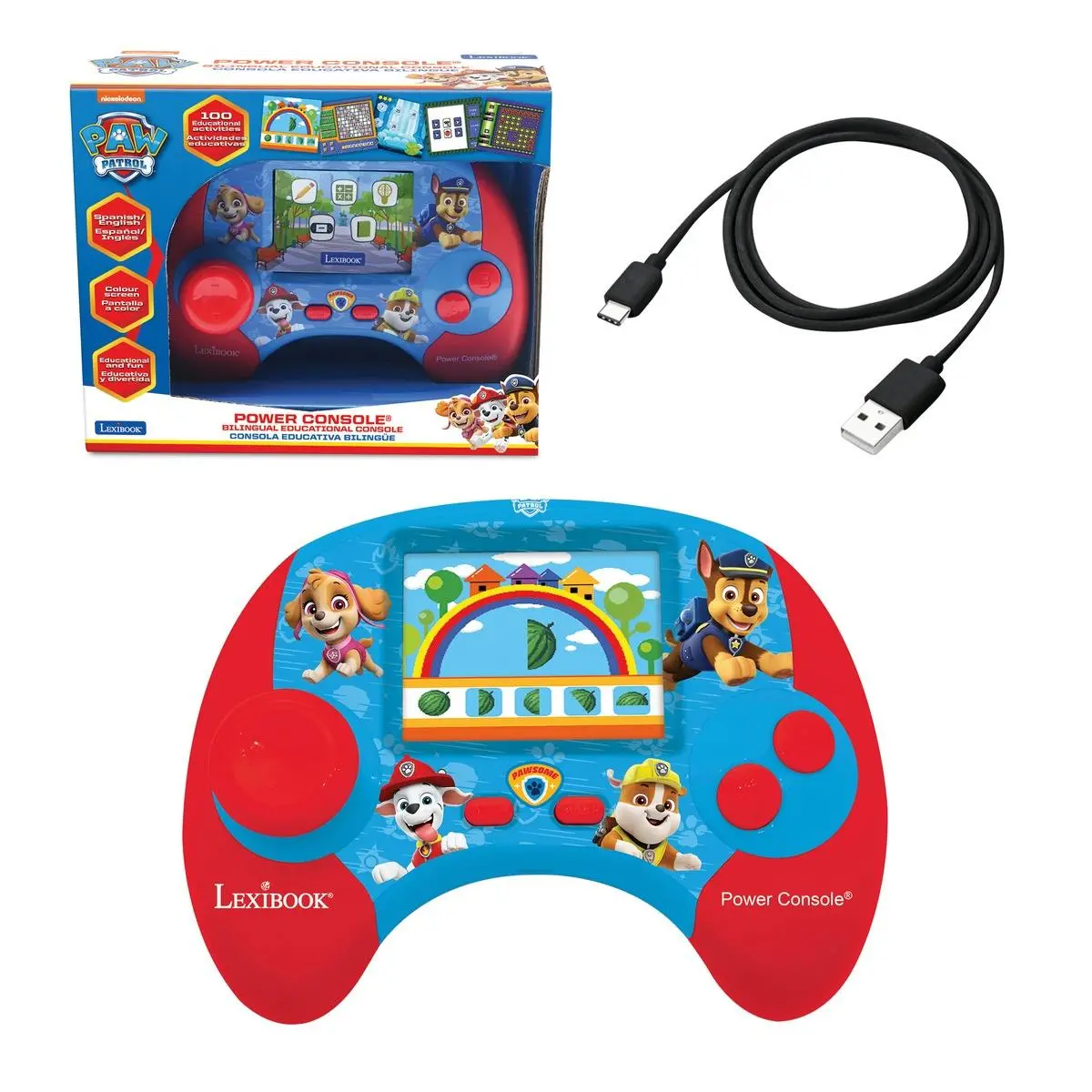 Paw Patrol Power Console - Bilingual Handheld Educational Game 1