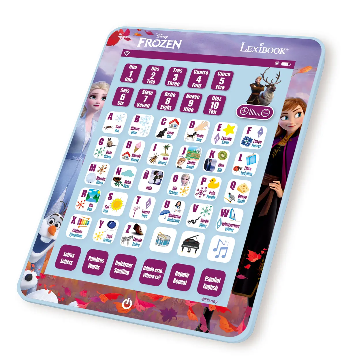 Disney Frozen Bilingual Educational Tablet For Kids Ages 3-8 1