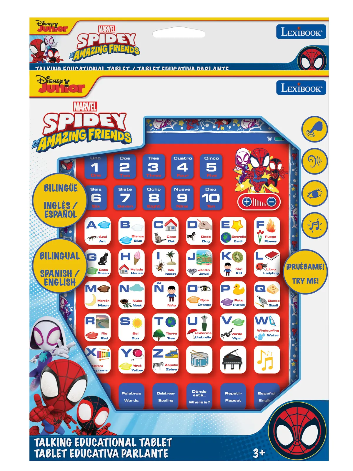 Spider-Man Bilingual Educational Tablet For Kids 1