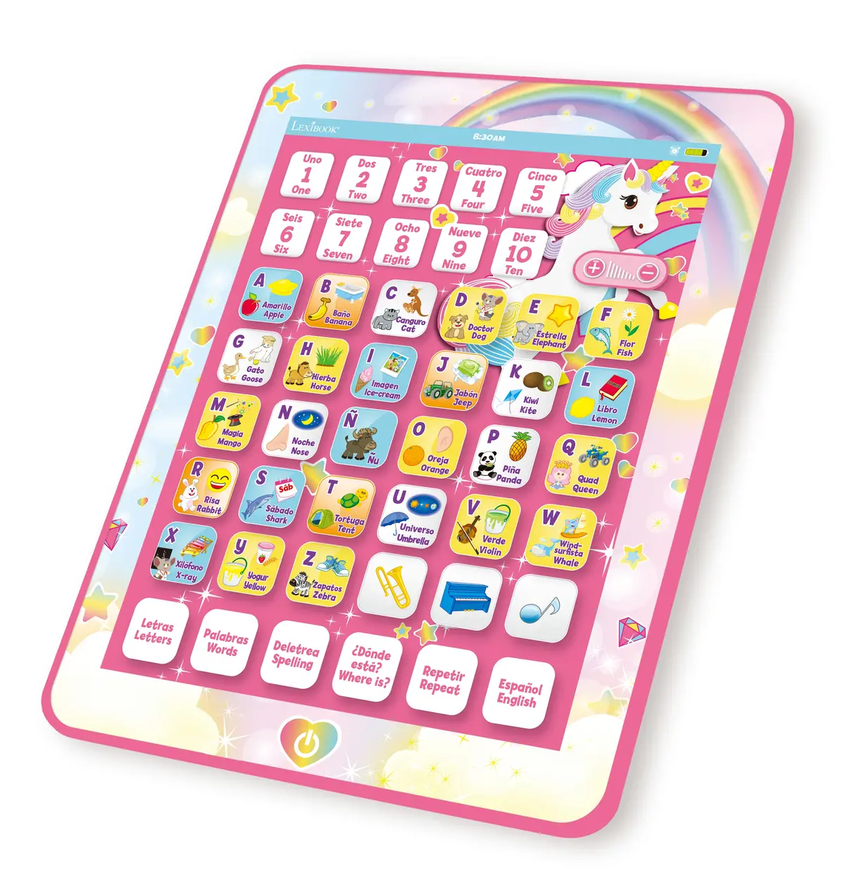 Lexibook Unicorn Educational Bilingual Tablet 1