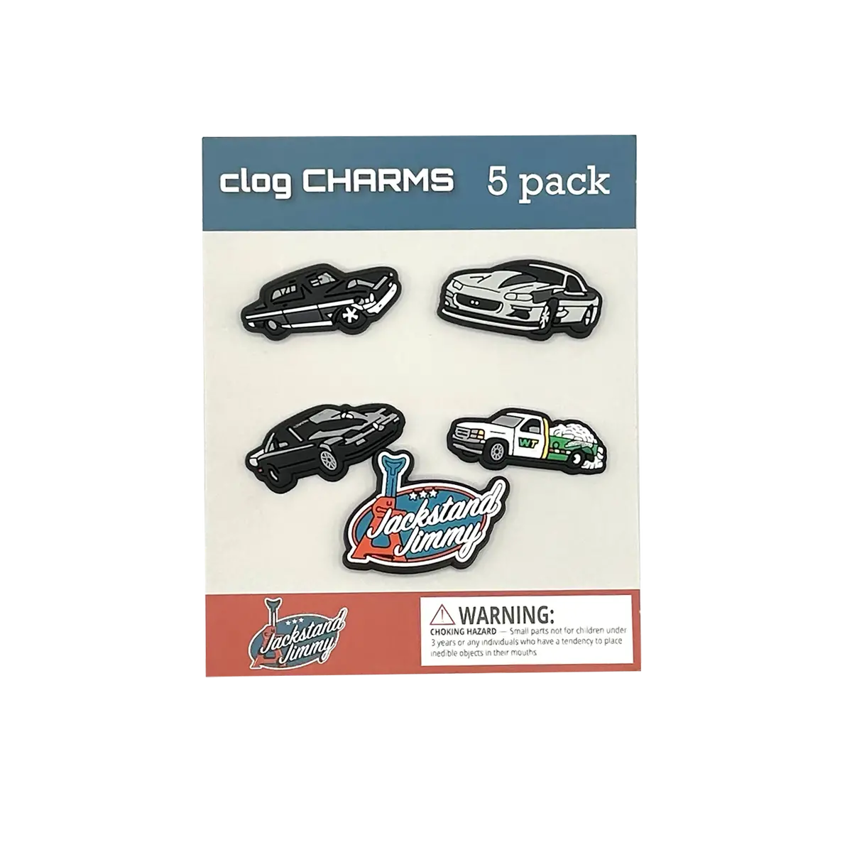 Jackstand Jimmy Clog Charm 5 Pack Set 1