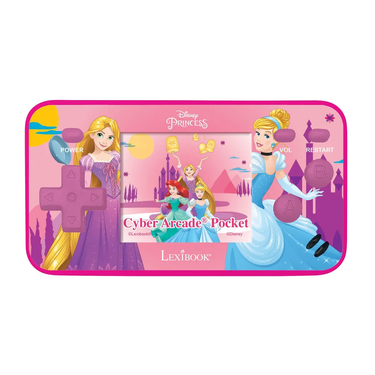 Disney Princess Handheld Console Cyber Pocket Arcade - Portable Gaming 1