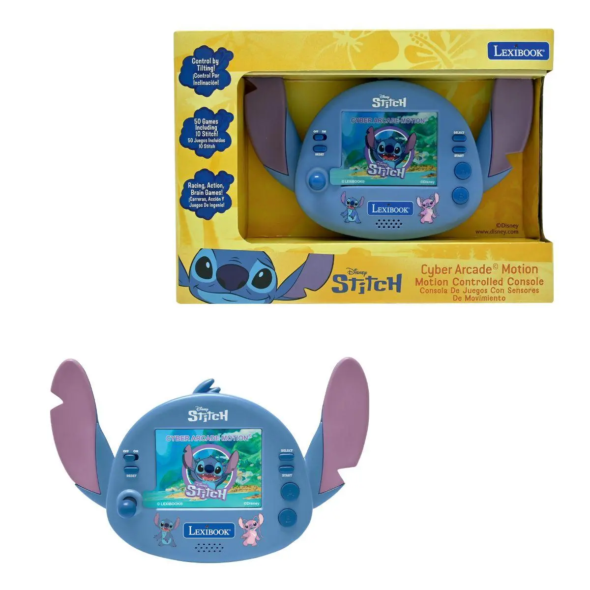 Disney Stitch Cyber Arcade Motion Console With Gesture Control And 50 Games 1