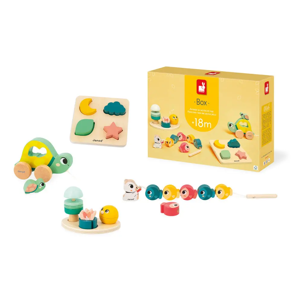 Janod Musical Wonder Toy Box - Assorted Activities For Toddlers 1