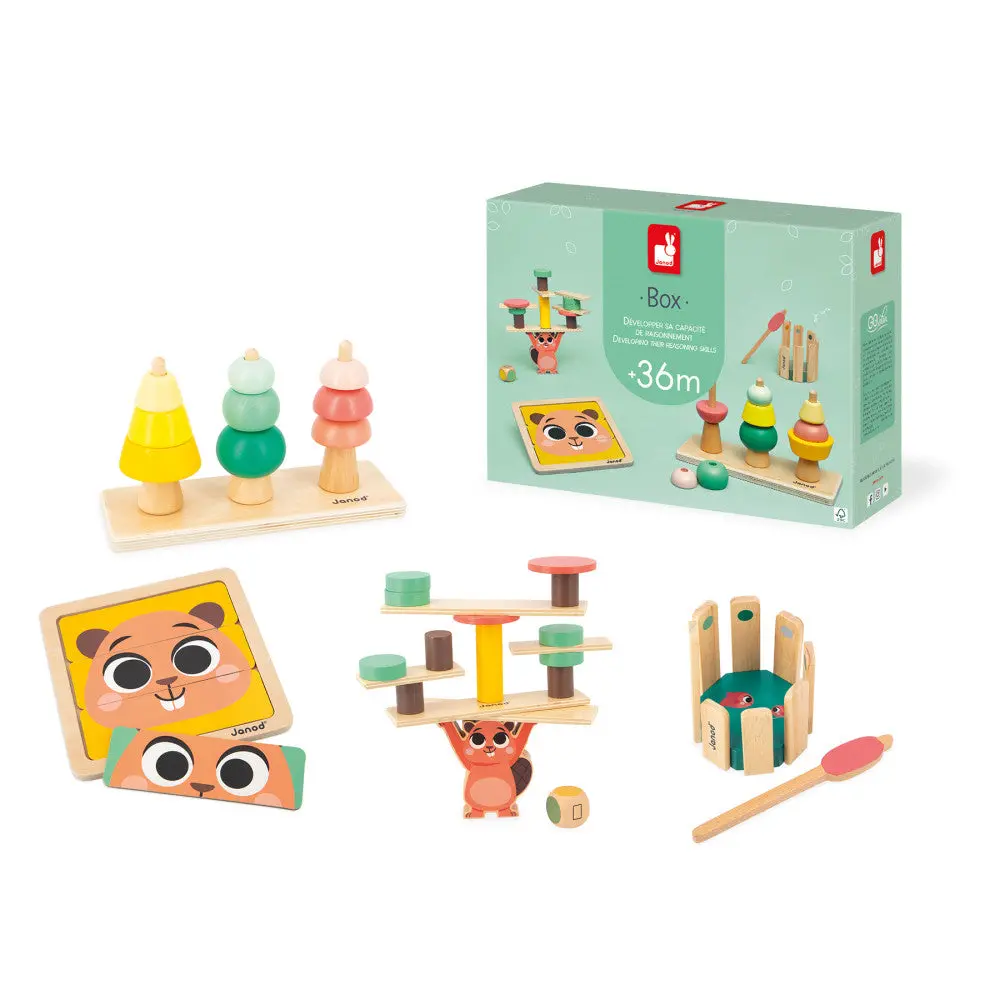 Janod Early Learner's Toy Box – 4 Engaging Activities For Toddlers 1