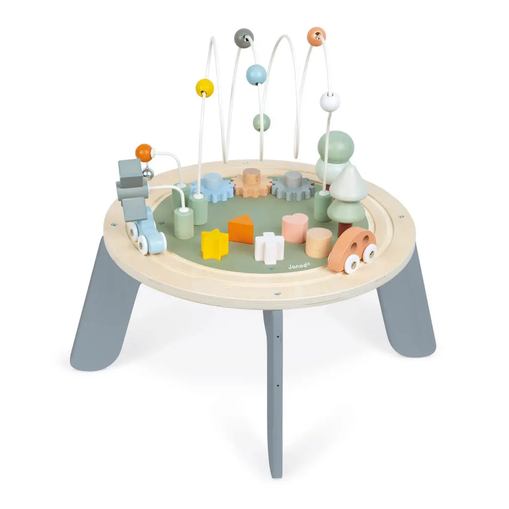 Janod Sweet Cocoon Activity Table - Interactive Learning Station 1