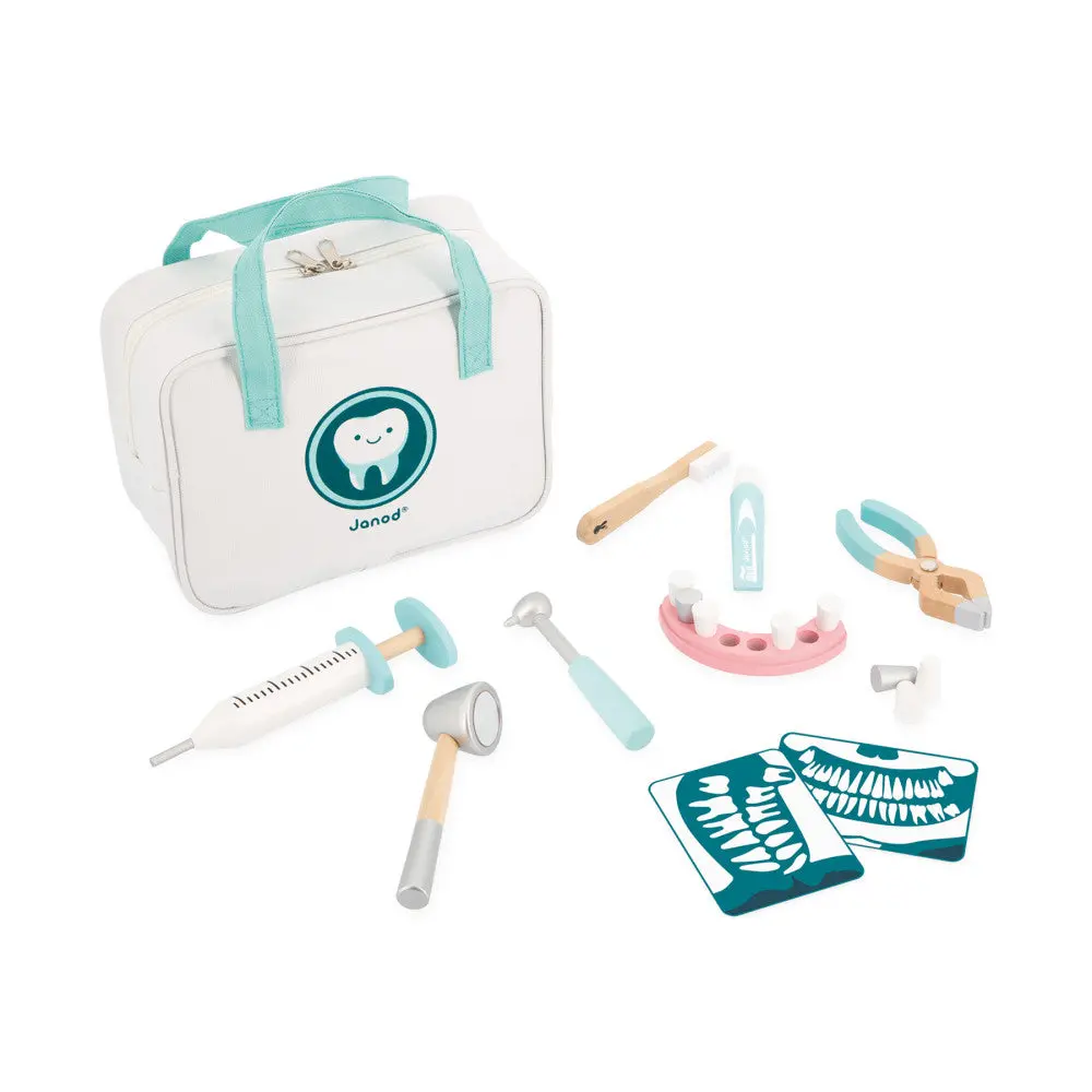 Janod 9-Piece Dentist Toy Set 1